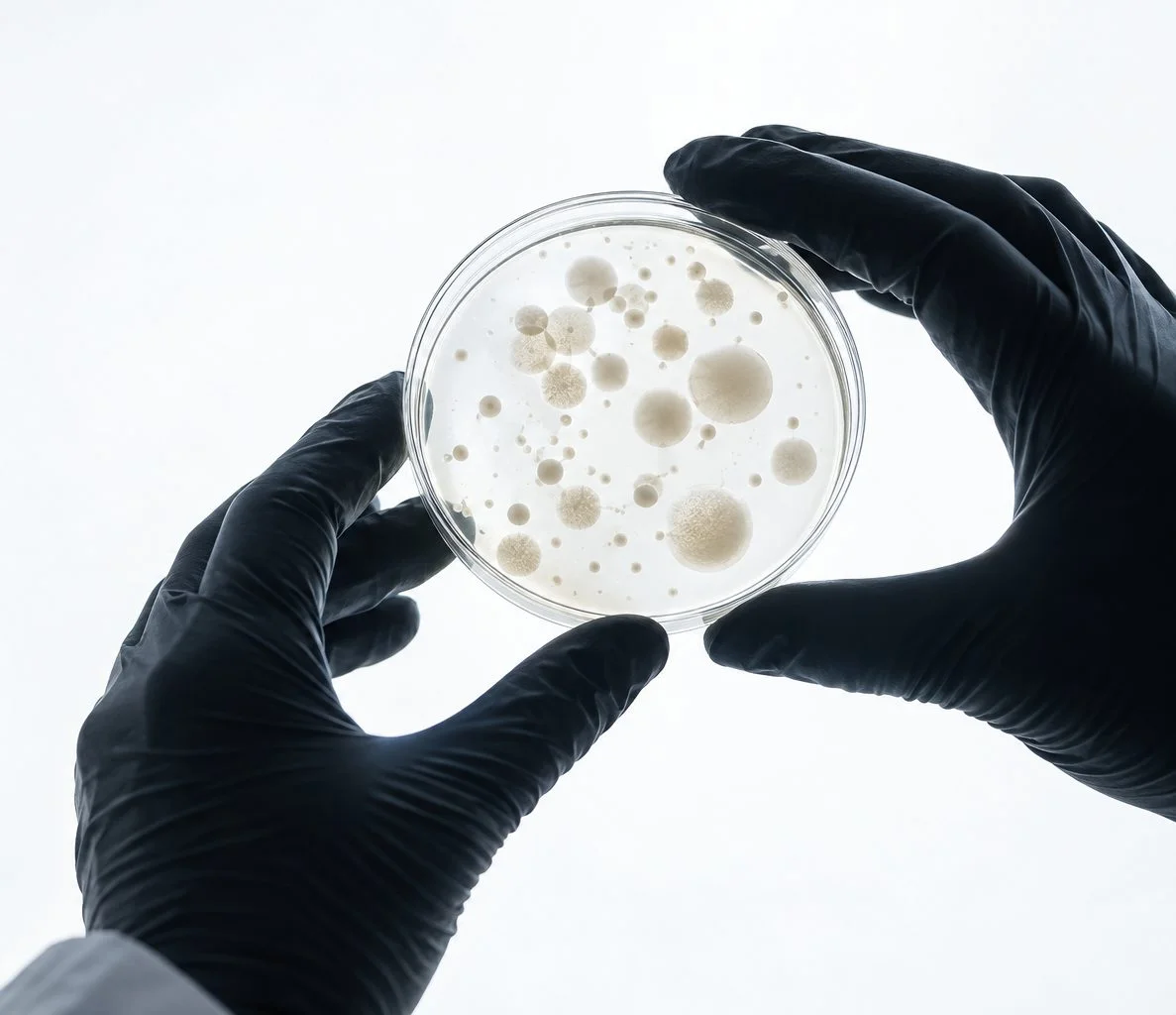 Petri dish used in Pureture protein research